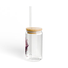 Load image into Gallery viewer, Rose Quartz “Love Starts With You” Sipper Glass