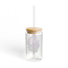 Load image into Gallery viewer, Amethyst “Clarity Begins Within” Sipper Glass