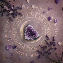 Load image into Gallery viewer, Amethyst Circle of Clarity Scarf