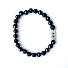 Load image into Gallery viewer, Crescent Moon Sandstone Gemstone Bracelet