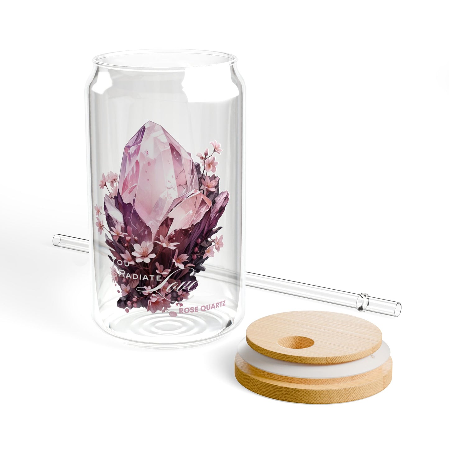 Rose Quartz Valentine Sipper - You Radiate LOVE