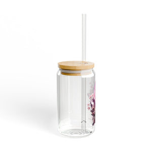 Rose Quartz “Love Starts With You” Sipper Glass