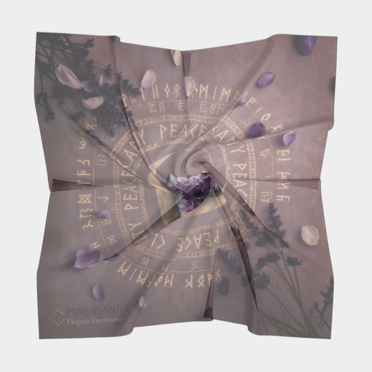 Amethyst Circle of Clarity Scarf