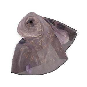 Amethyst Calm Scarf — The Enchanted Stillness