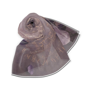 Amethyst Calm Scarf — The Enchanted Stillness