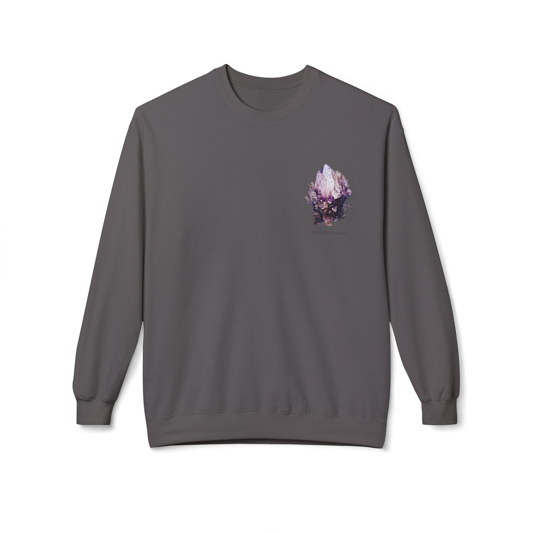 Amethyst Heart Sweatshirt