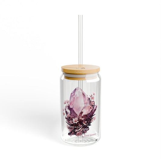 Rose Quartz Valentine Sipper - You Radiate LOVE