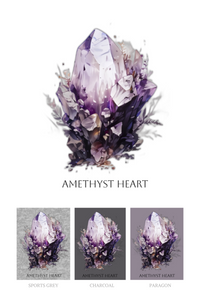 Amethyst Heart Sweatshirt