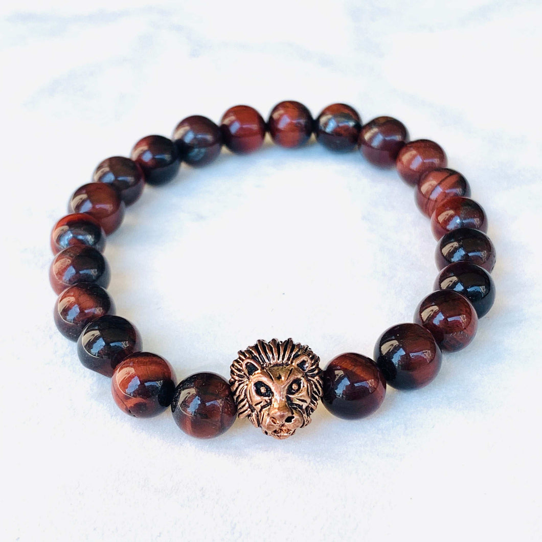 Leadership -  Red Tiger’s Eye Bracelet