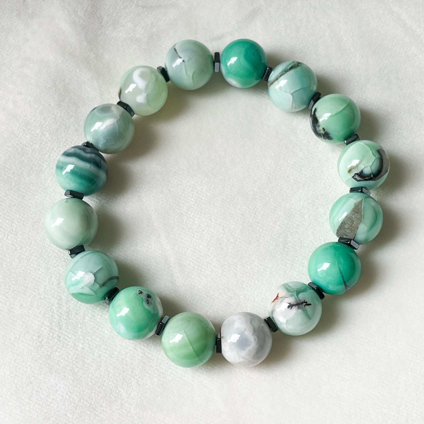 Spring Fire Agate Bracelet