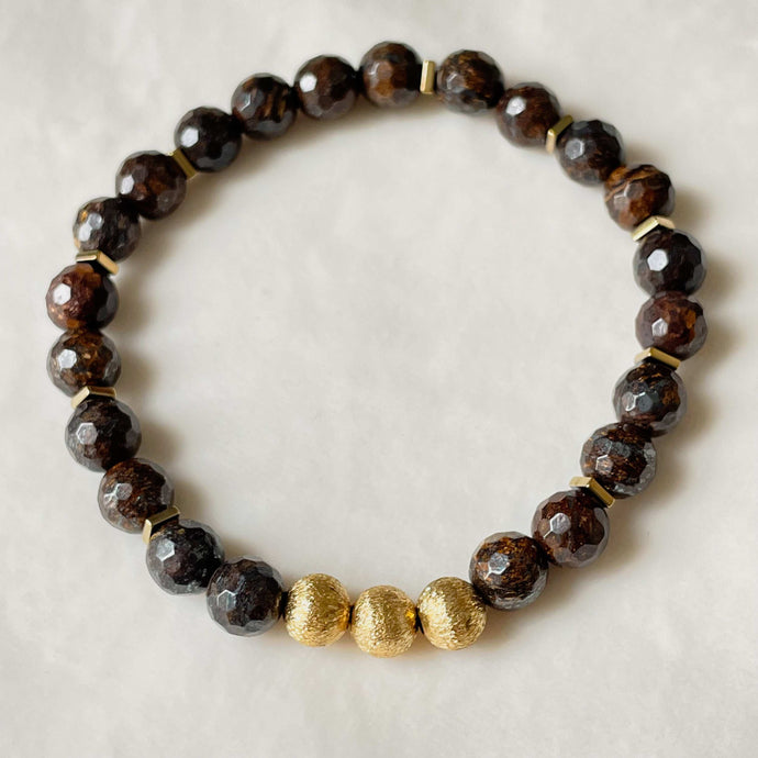 Golden Bronzite Bracelet