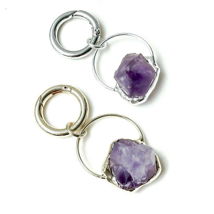 Raw Amethyst Clip