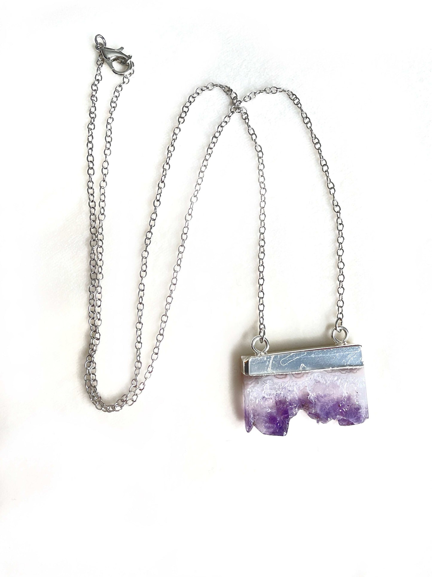 Raw Amethyst Necklace