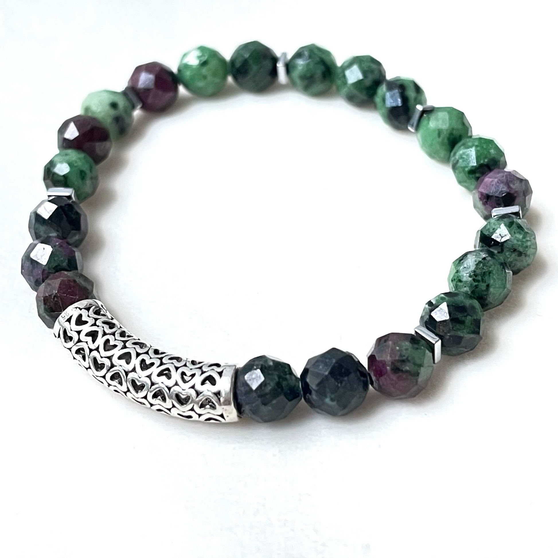 Positivity - Ruby in Zoisite Hearts