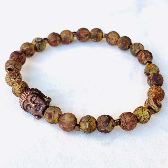 Serenity -  Tibetan DZI Beads