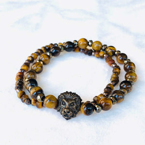 Leadership- Tiger’s Eye 2in1 Bracelet