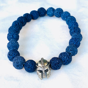Strength - Blue Lava Stone Bracelet