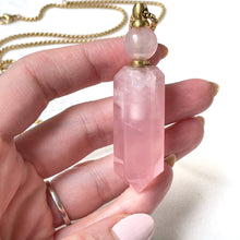 Load image into Gallery viewer, Natural Stone Perfume Bottle Necklace
